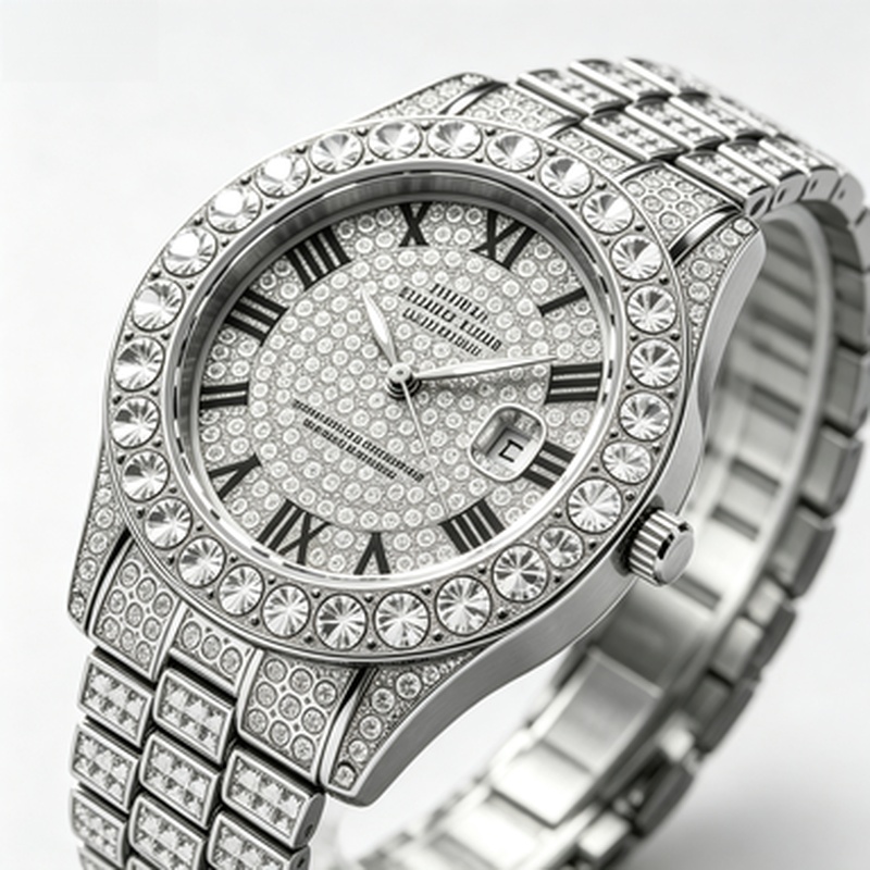 Luxury Watch Iceberg - Hotselling gouden luxe quartz horloge met