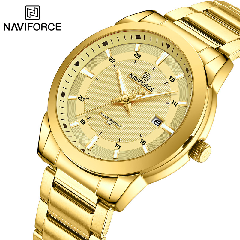 Luxury Watch Magazine - 2024 Topmerk NAVIFORCE Herenhorloges Roestvrij stalen
