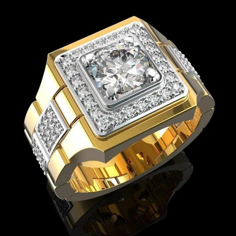 Luxury Watch Iceberg - Luxe Heren Volledig Witte Geboortesteen Kristallen