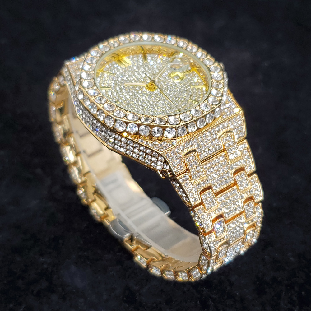 Luxe Diamond Gold Horloges voo - Luxury Watch Iceberg recensie en prijs