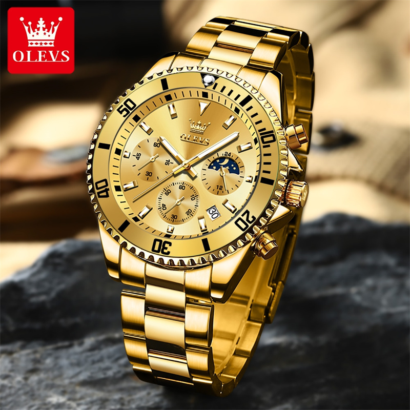 Olevs Horloge Heren Topmerk Lu - Luxury Watch Investment recensie en prijs