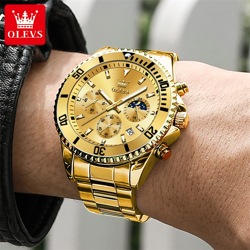 Olevs Horloge Heren Topmerk Lu - Luxury Watch Investment recensie en prijs