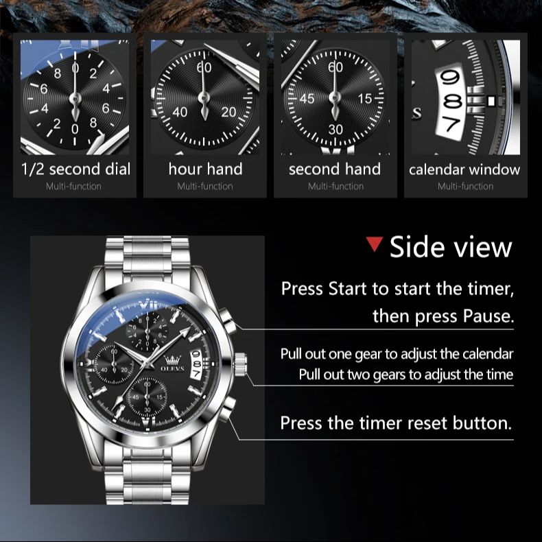 OLEVS 2987 origineel herenhorl - Luxury Watch Magazine recensie en prijs