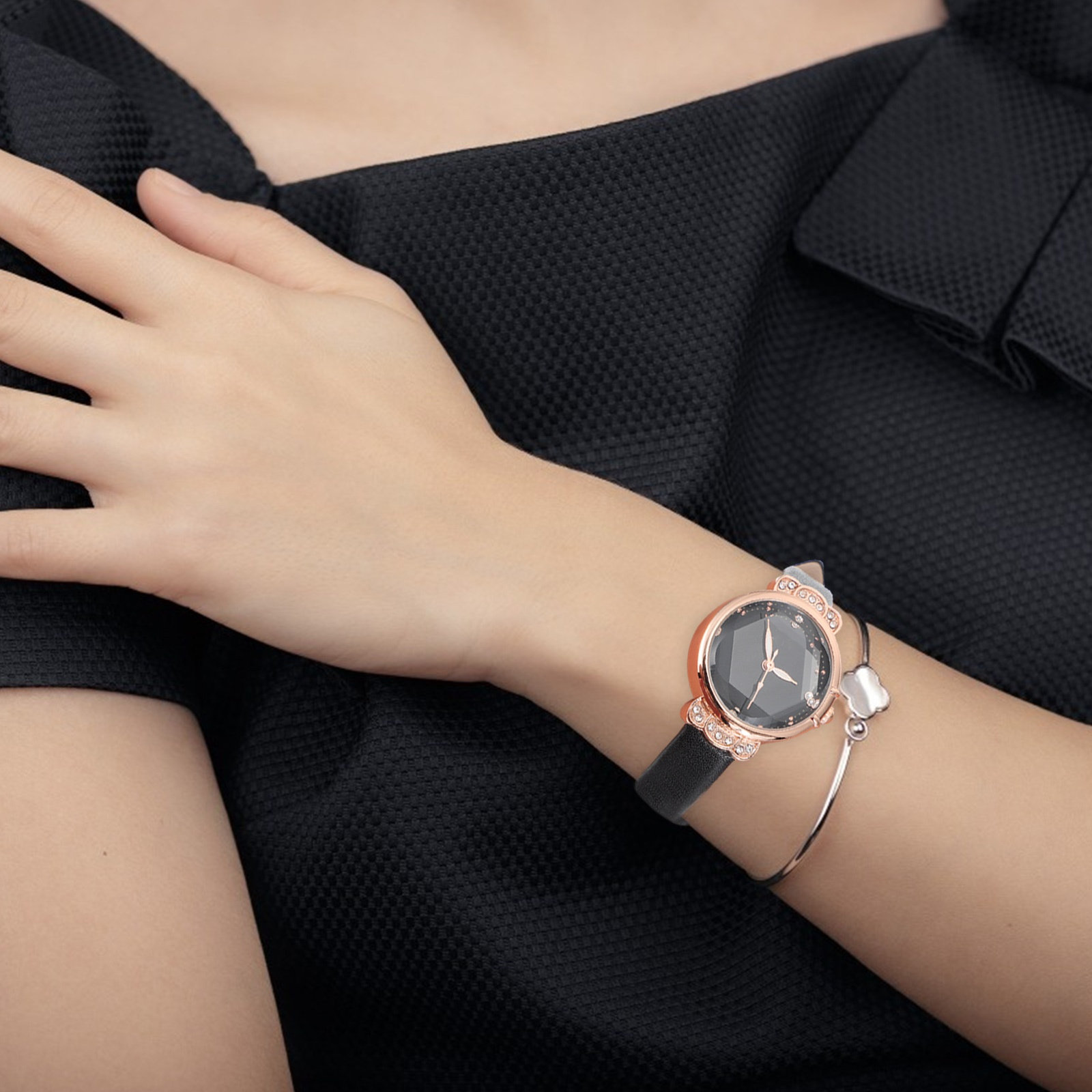 Dameshorloge met strasssteentj - Luxury Watch Gift For Her recensie en prijs