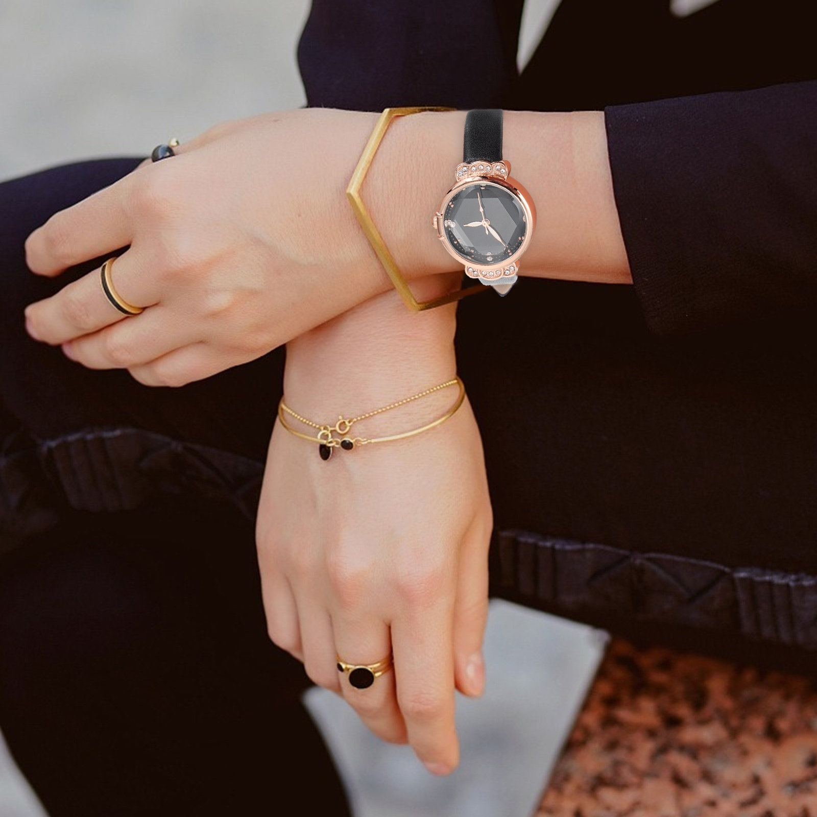 Dameshorloge met strasssteentj - Luxury Watch Gift For Her recensie en prijs