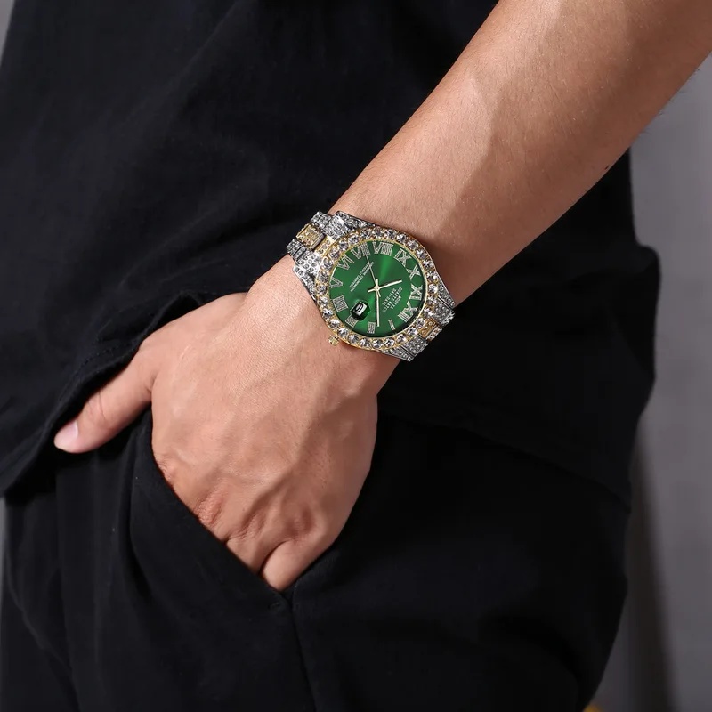 Hotselling gouden luxe quartz  - Luxury Watch Iceberg recensie en prijs