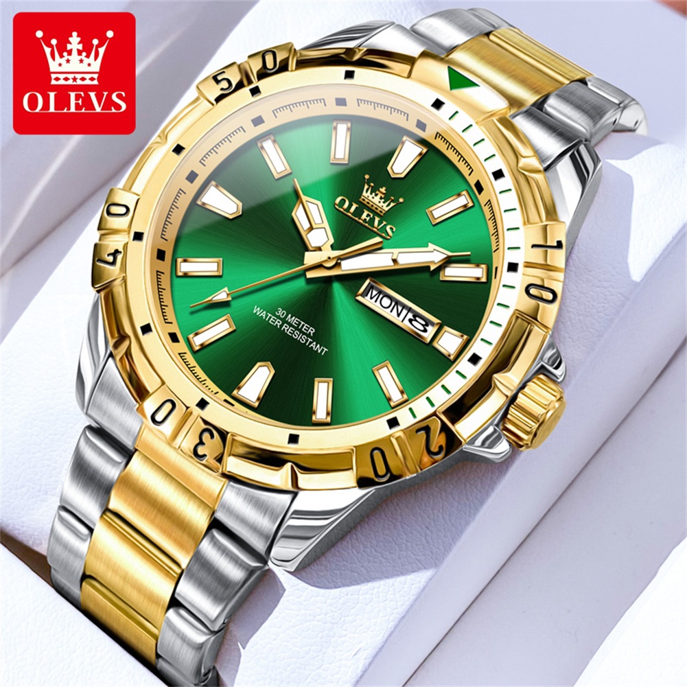 OLEVS 5560 Topmerk quartz pols - Luxury Watch Magazine recensie en prijs