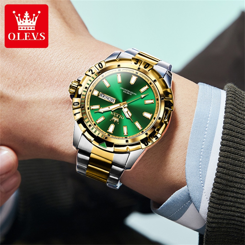 OLEVS 5560 Topmerk quartz pols - Luxury Watch Magazine recensie en prijs