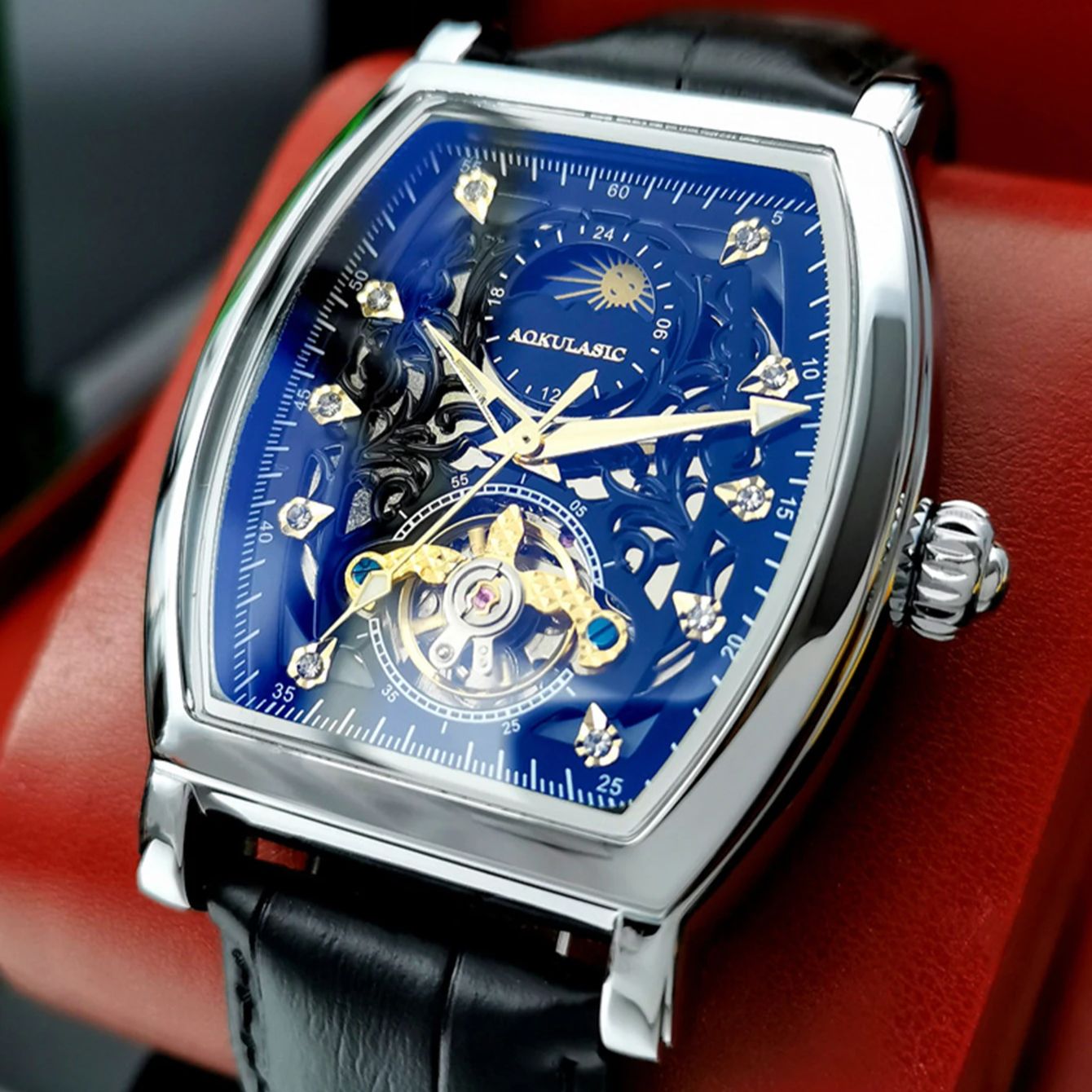 AOKULASIC Tourbillon Iced Out  - Luxury Watch Iceberg recensie en prijs