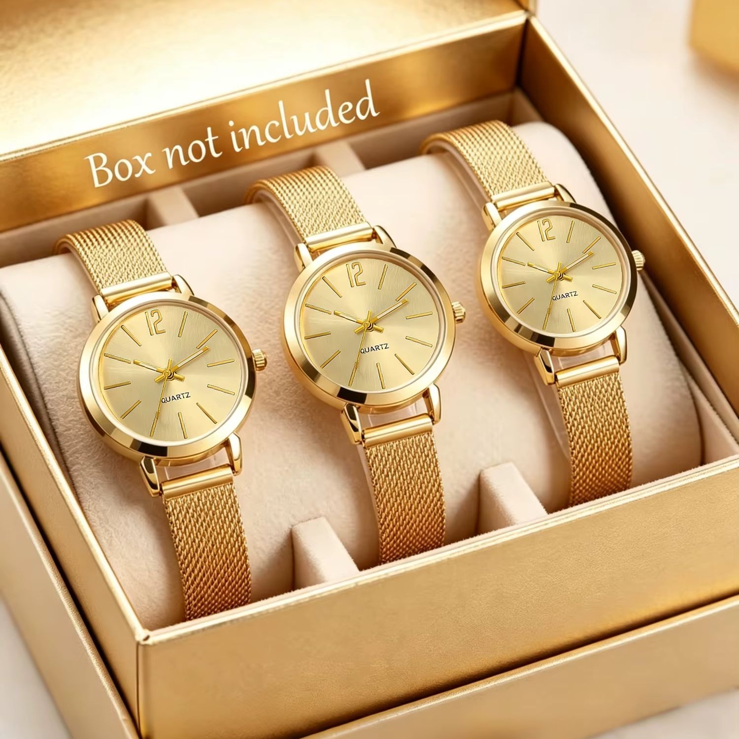 Drie-delige set elegante, mini - Luxury Watch Gift For Her recensie en prijs
