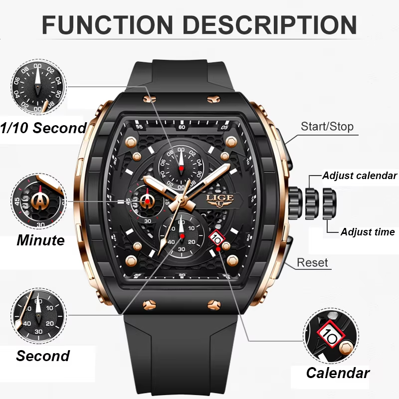 LIGE Topmerk Luxe Herenhorloge - Luxury Watch Investment recensie en prijs