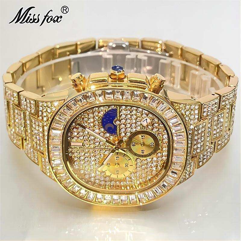MISSFOX Luxe Gouden Horloges M - Luxury Watch Iceberg recensie en prijs