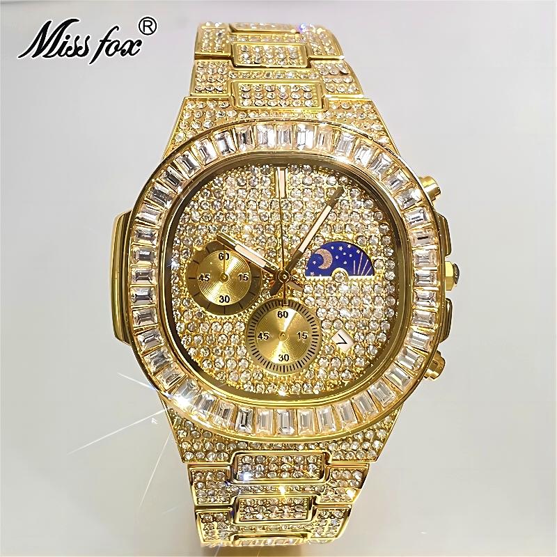 MISSFOX Luxe Gouden Horloges M - Luxury Watch Iceberg recensie en prijs