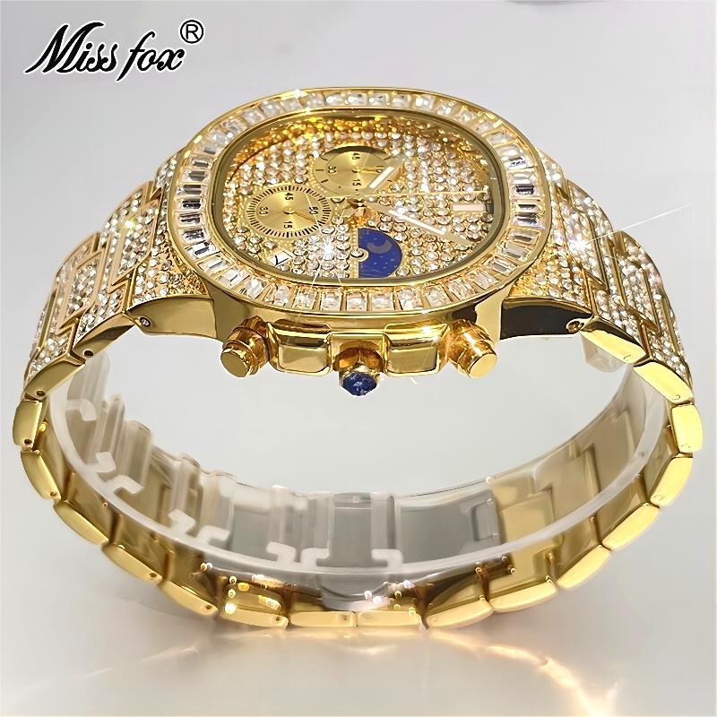 MISSFOX Luxe Gouden Horloges M - Luxury Watch Iceberg recensie en prijs