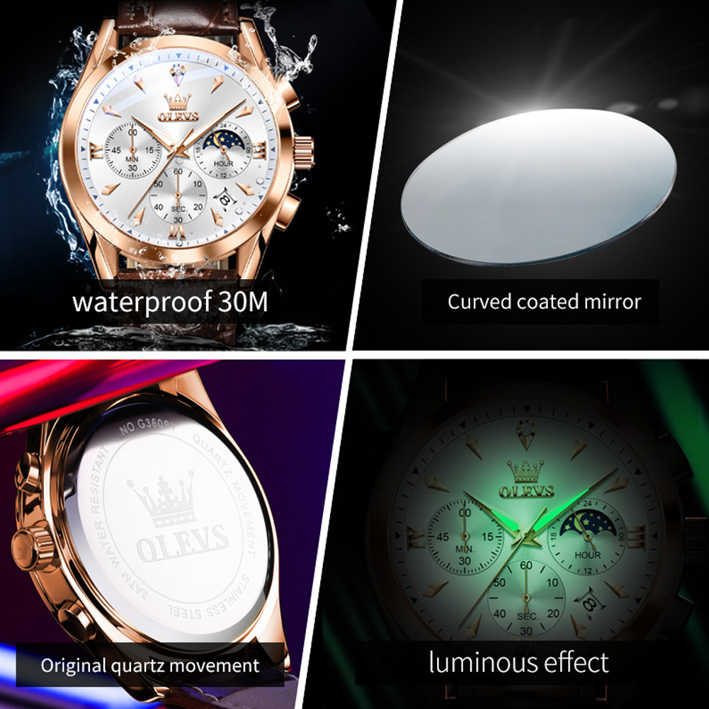 OLEVS Gloednieuwe Mode Quartz  - Luxury Watch Magazine recensie en prijs
