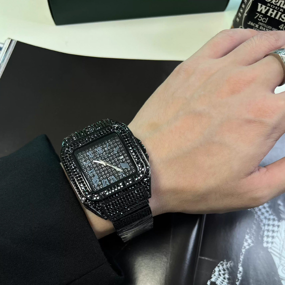 Gouden of zwarte Ice Out Squar - Luxury Watch Iceberg recensie en prijs